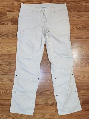 Exofficio Pants Bugs Away Roll Up Insect Shield Light Gray Women’s Pants Sz 10